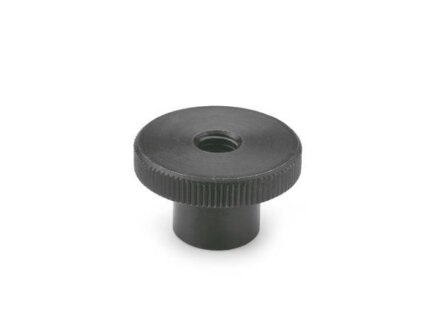 High knurled nut, material and size selectable - NEW