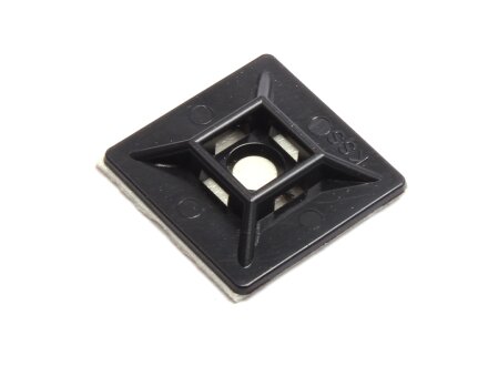Mounting socket for 4.8 mm cable ties