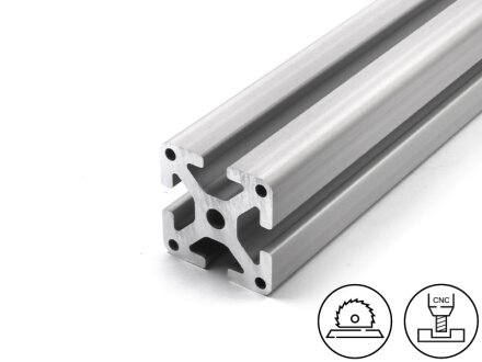 Aluminum profile 50x50L I-type slot 10 (light), 10.94kg/m, cut 50-6000mm