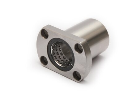 Lift bearing / shaft bearing 12mm STH12 with flattened round flange for linear and rotary movement