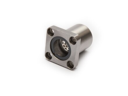 Shaft bearing / shaft bearing 12mm STK12B with square flange for linear and rotary movement