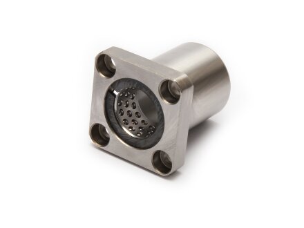 Lift bearing / shaft bearing 16mm STK16 with square flange for linear and rotary movement