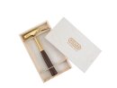 PICARD claw hammer, No. H 298f, gold-plated, wooden box