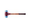 SIMPLEX soft-face mallet with cast steel housing and wooden handle, Ø 50, TPE-soft