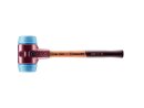 SIMPLEX soft-face mallet with cast steel housing and wooden handle, Ø 80, TPE-soft