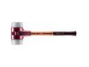 SIMPLEX soft-face mallet with cast steel housing and wooden handle, Ø 80, TPE-mid