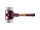 SIMPLEX soft-face mallet with cast iron housing and wooden handle, Ø 80, / steel 230 mm TPE-mid