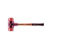 SIMPLEX soft-face mallet with cast steel housing and wooden handle, Ø 50, Plastic