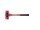 SIMPLEX soft-face mallet with cast steel housing and wooden handle, Ø 60, Plastic