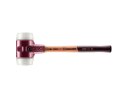 SIMPLEX soft-face mallet with cast steel housing and wooden handle, Ø 80, Superplastic