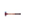 SIMPLEX soft-face mallet with cast steel housing and wooden handle, Ø 30, TPE-mid / TPE-soft