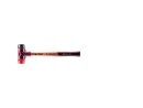 SIMPLEX soft-face mallet with cast steel housing and wooden handle, Ø 30, Rubber composition / Plastic