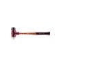SIMPLEX soft-face mallet with cast steel housing and wooden handle, Ø 30, Rubber composition / Superplastic
