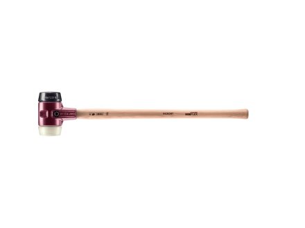 SIMPLEX-Vorschlaghammer mit TE-Gehäuse und Holzstiel, Ø 80 / Stiel 700 mm Gummikomposition / Nylon