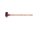 SIMPLEX-Vorschlaghammer mit TE-Gehäuse und Holzstiel, Ø 80 / Stiel 700 mm Gummikomposition / Nylon