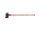 SIMPLEX-Vorschlaghammer mit TE-Gehäuse und Holzstiel, Ø 80, Stiel 700 mm Gummikomposition mit Standfuss / Nylon