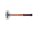 SIMPLEX soft-face mallet with aluminium housing and wooden handle, Ø 50, Nylon