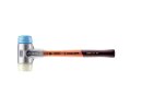 SIMPLEX soft-face mallet with aluminium housing and wooden handle, Ø 50, TPE-soft / Nylon