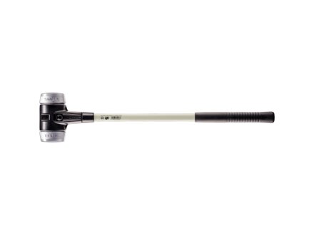 SIMPLEX-Vorschlaghammer mit verstärktem TE-Gehäuse und Fiberglasstiel, Ø 80, Stiel 700 mm Weichmetall