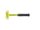 SUPERCRAFT-Schonhammer, rückschlagfrei, mit bruchsicherem Stahlrohrstiel, gelb lackiert Ø 50, Nylon
