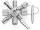 KNIPEX 00 11 01 TwinKey® Schaltschrankschlüssel für gängige Schränke und Absperrsysteme 92 mm