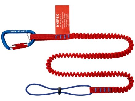KNIPEX TT safety line with material carabiner
