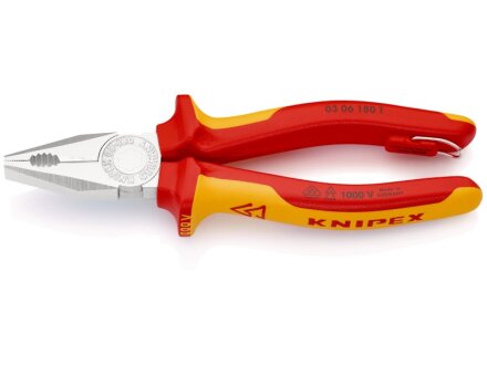 KNIPEX combination pliers with fastening eyelet