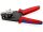 KNIPEX 12 12 11 Präzisions-Abisolierzange mit Formmessern mit Mehrkomponenten-Hüllen brüniert 195 mm