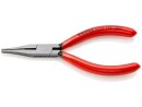 KNIPEX flat nose pliers with cutting edge