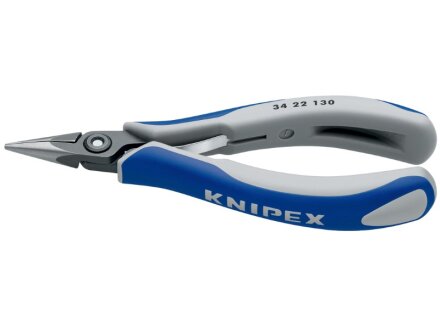 KNIPEX precision electronics pliers, flat round