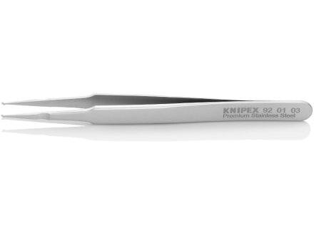 KNIPEX 92 01 03 SMD-Präzisionspinzette Glatt 120 mm