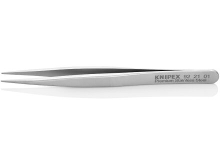 KNIPEX 92 21 01 Präzisionspinzette Glatt 120 mm