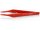 KNIPEX plastic tweezers, red