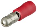 Circular connector isolated red (100x)
