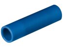 Butt connector isolated blue (100x)