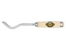 Gooseneck chisel with wooden handle - 6 mm