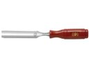 Gouge with red plastic handle - 6 mm