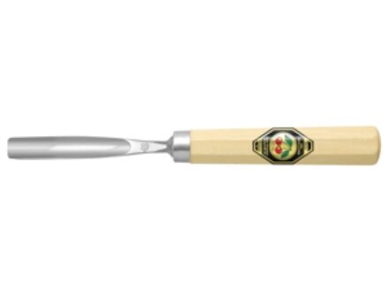 Chip carving chisel with hornbeam handle - 2 mm (Article no. 3215002)