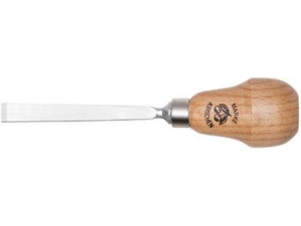 Chip carving chisel with pear handle - 10 mm (item no. 5601010)