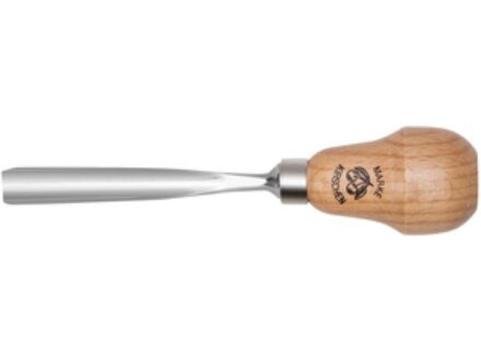 Chip carving chisel with pear handle - 8 mm (item no. 5608008)