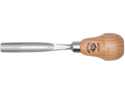 Chip carving chisel with pear handle - 6 mm (item no. 5619006)