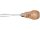 Chip carving chisel with pear handle - 4 mm (item no. 5631004)