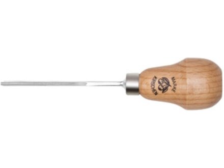 Chip carving chisel with pear handle - 8 mm (item no. 5647008)