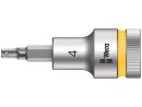 8740 C HF Zyklop bit socket with 1/2" drive with holding function, 4 x 60 mm