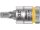 8740 A HF Zyklop bit socket with 1/4" drive, with holding function for Allen screws, 5/32" x 28 mm