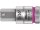 8740 A HF Zyklop bit socket with 1/4" drive, with holding function for Allen screws, 5/16" x 28 mm