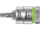 8740 A Zyklop bit socket with 1/4" drive, for hexagon socket screws, 3/32" x 28 mm