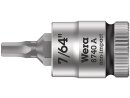 8740 A Zyklop bit socket with 1/4" drive, for hexagon socket screws, 7/64" x 28 mm