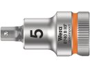 8740 B HF Zyklop bit socket with 3/8" drive, with holding function for Allen screws, 5 x 35 mm