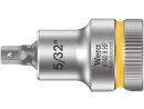 8740 B HF Zyklop bit socket with 3/8" drive, with holding function for Allen screws, 5/32" x 35 mm